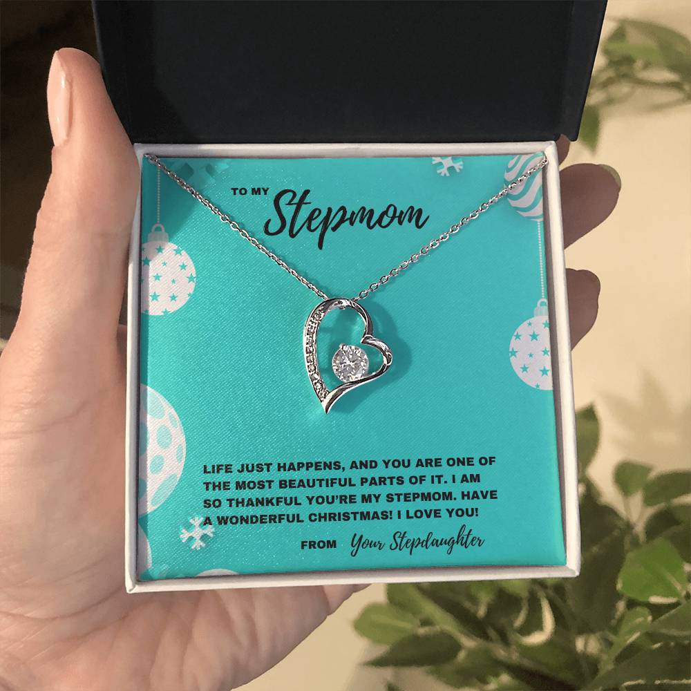 To My Stepmom: A Christmas Necklace Celebrating Love and Gratitude