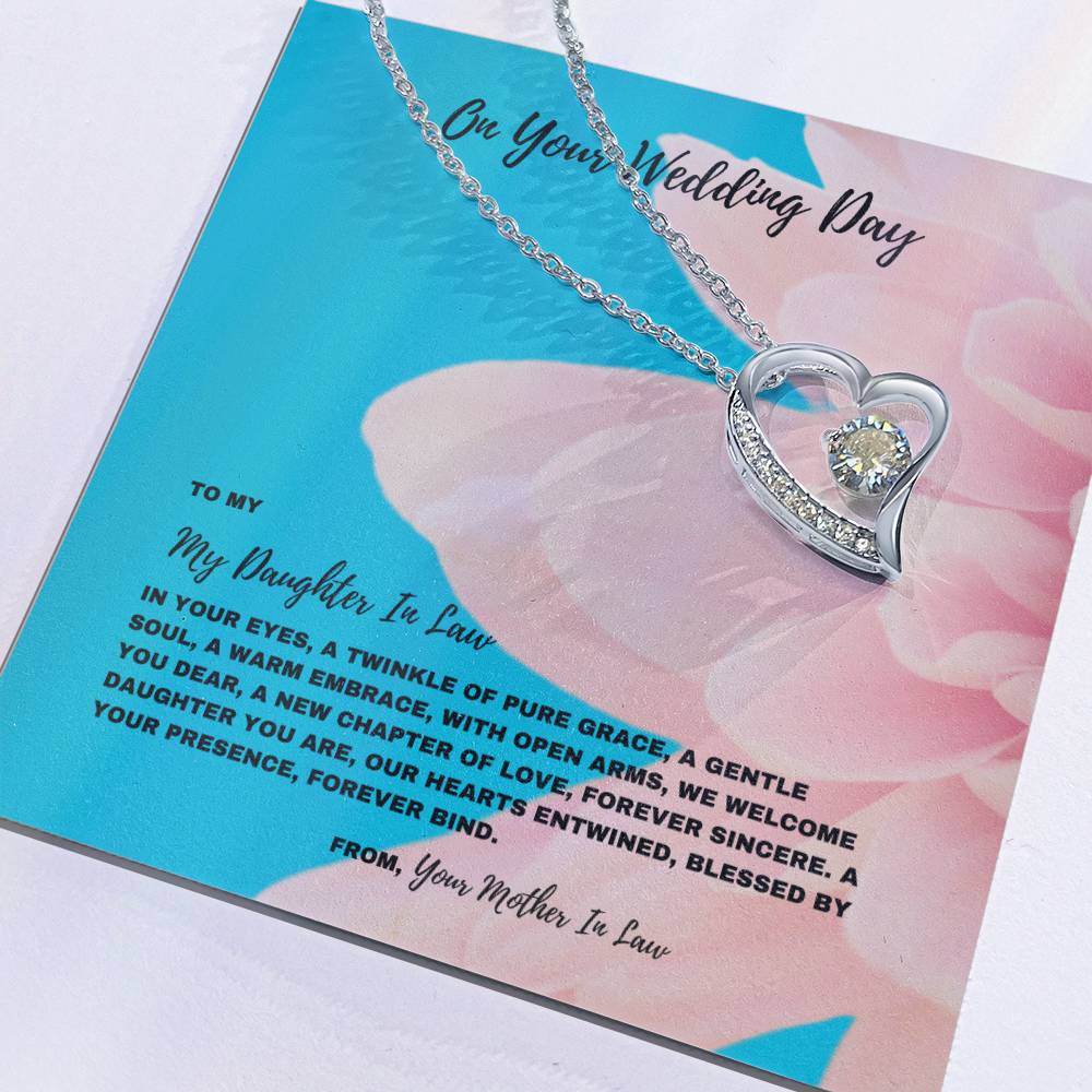 Wedding Day Necklace for Daughter-In-Law | A New Chapter of Love