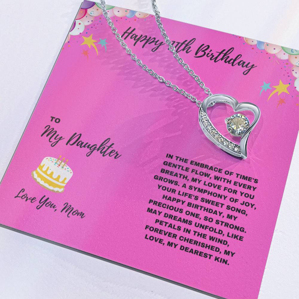 Happy 11th Birthday Jewelry Gift for Daughter from Mom | Meaningful Jewelry Keepsake for Girls