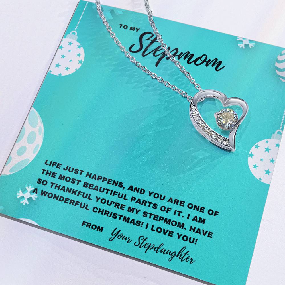 To My Stepmom: A Christmas Necklace Celebrating Love and Gratitude