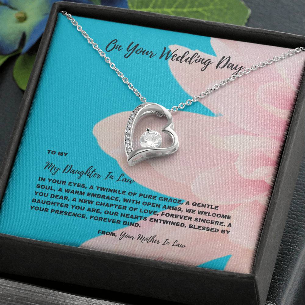 Wedding Day Necklace for Daughter-In-Law | A New Chapter of Love