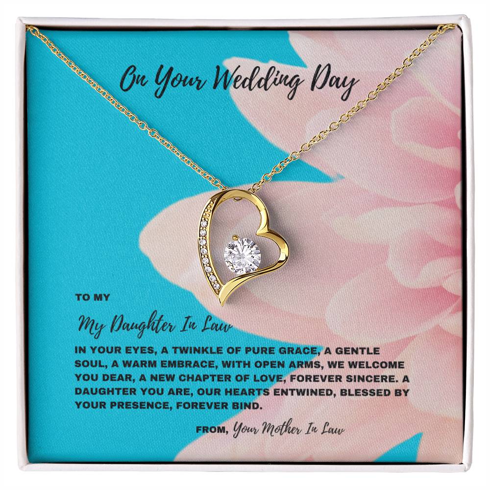 Wedding Day Necklace for Daughter-In-Law | A New Chapter of Love