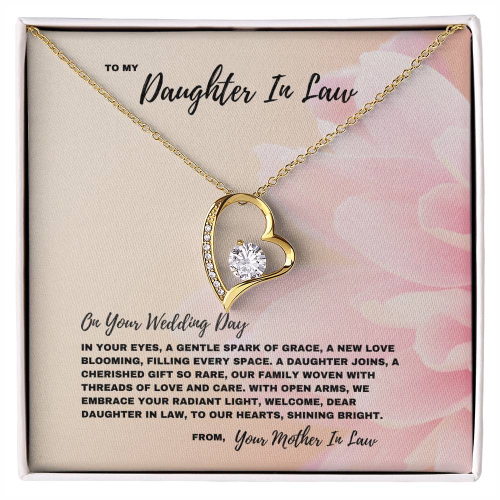 With Open Arms We Embrace You - Welcome Gift For Daughter In Law