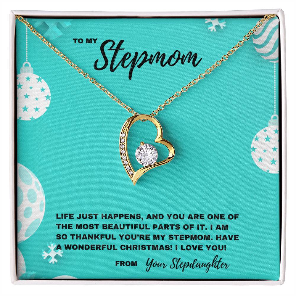 To My Stepmom: A Christmas Necklace Celebrating Love and Gratitude