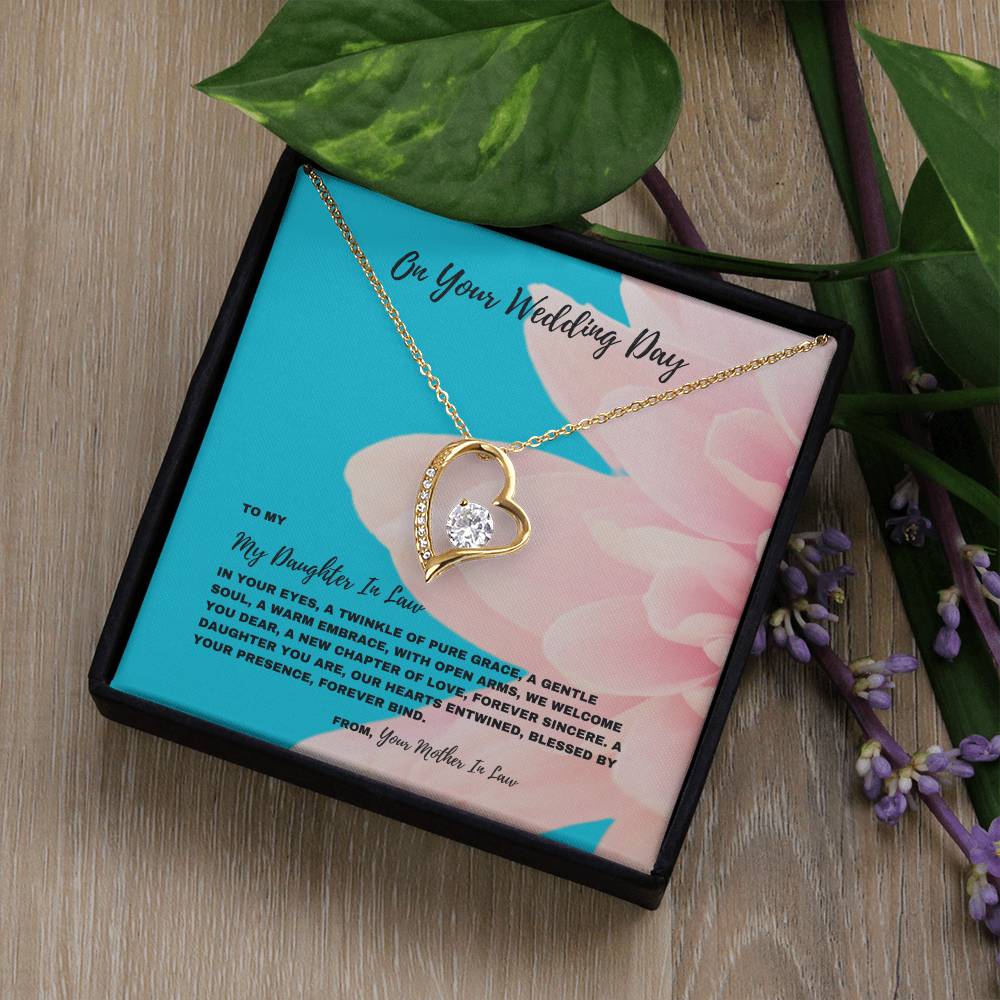 Wedding Day Necklace for Daughter-In-Law | A New Chapter of Love