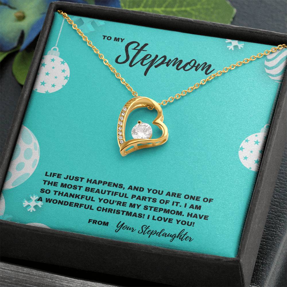 To My Stepmom: A Christmas Necklace Celebrating Love and Gratitude