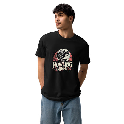 “The Howling Night” Unisex Eco T-Shirt – Retro Halloween Apparel