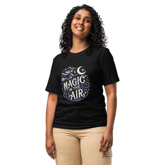 “Magic in the Air” Unisex T-Shirt – Whimsical Halloween Apparel