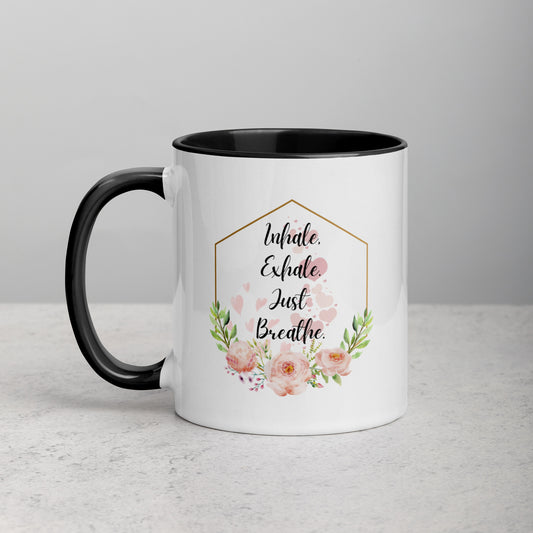 Zen Breathe Easy Inspirational Coffee Mug