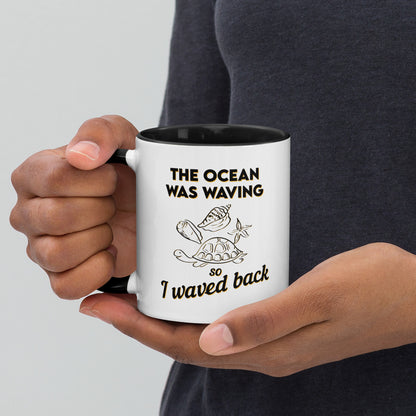 Seaside Greetings: Wave-Back Coffee Mug