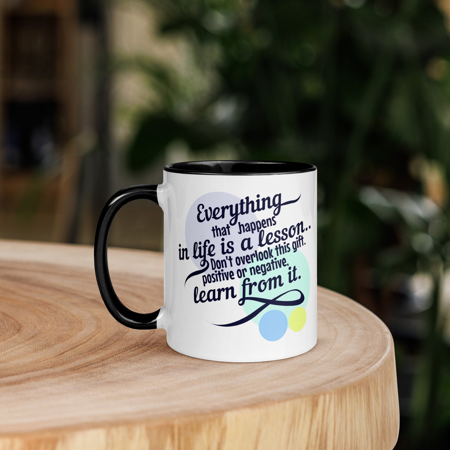 Tasse à café « Keeper of Life's Lesson » : Embrassez chaque expérience