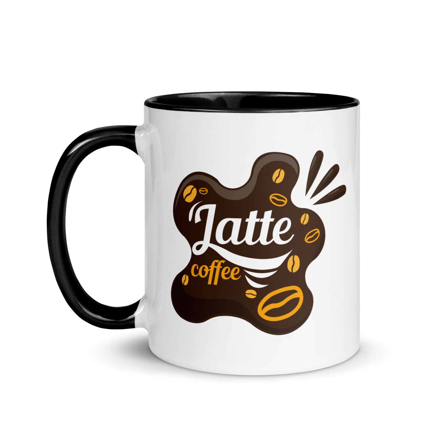 Latte Lover's Delight: Coffee Bean Bliss Coffee Mug