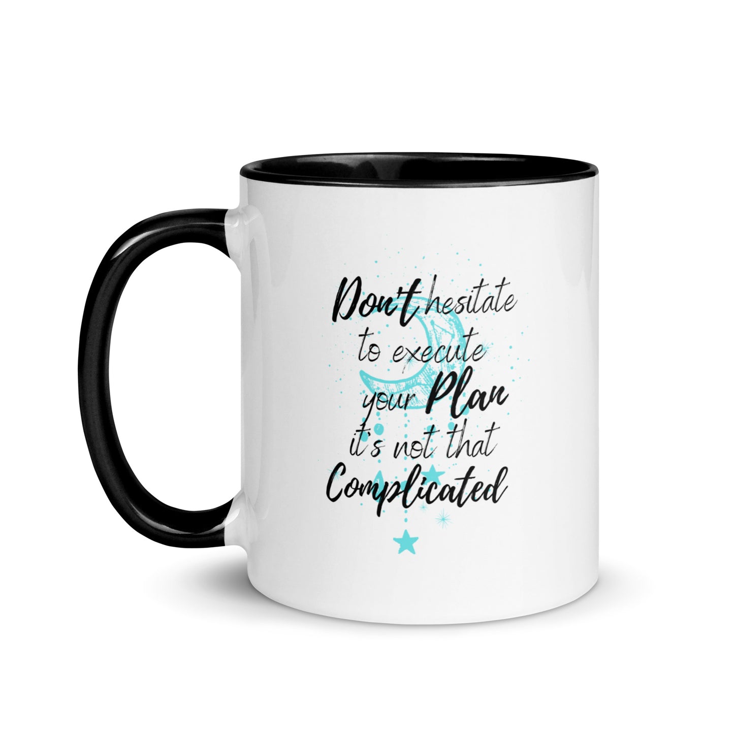 Taza de café motivacional Ejecutar con confianza