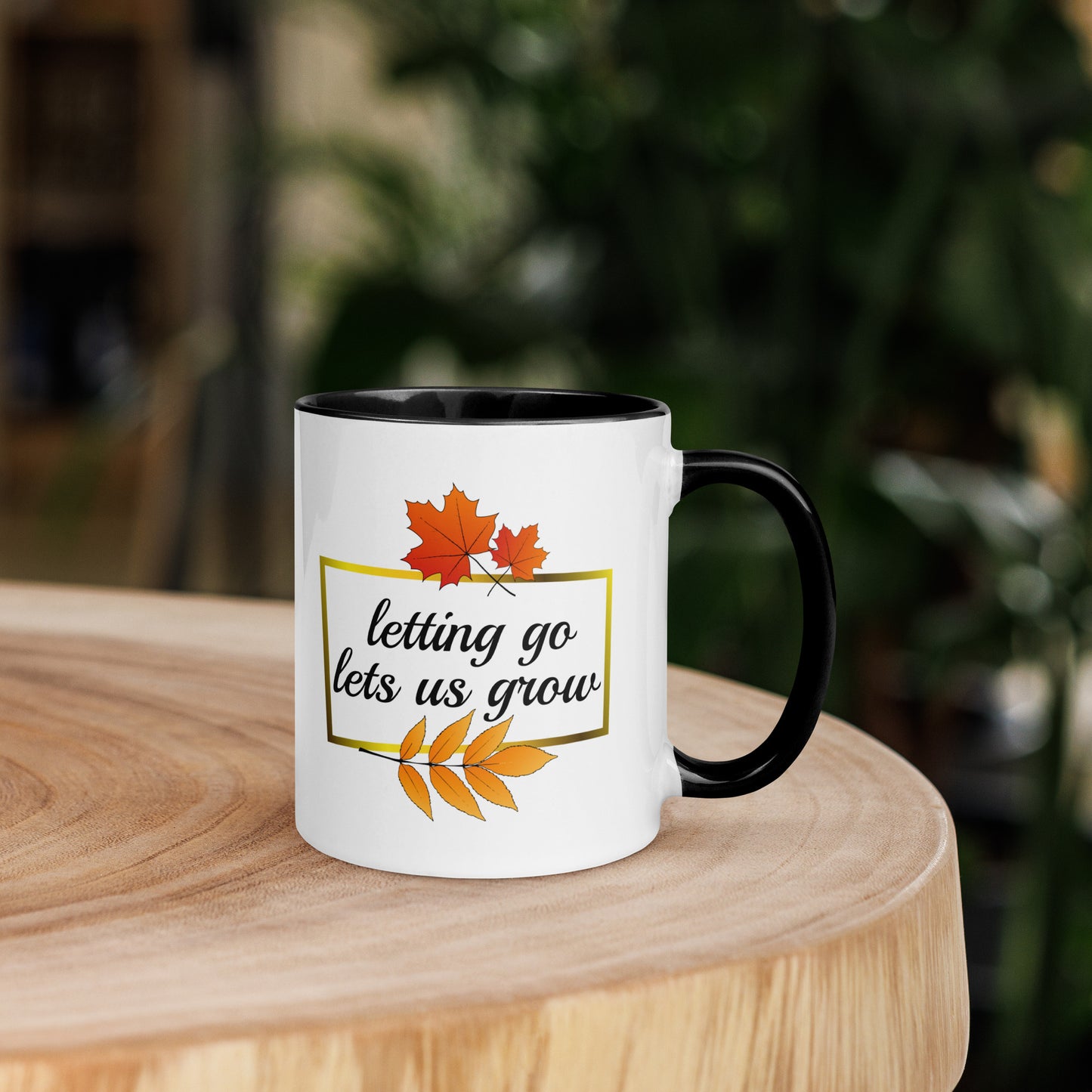 Grandir avec grâce : tasse à café Letting Go