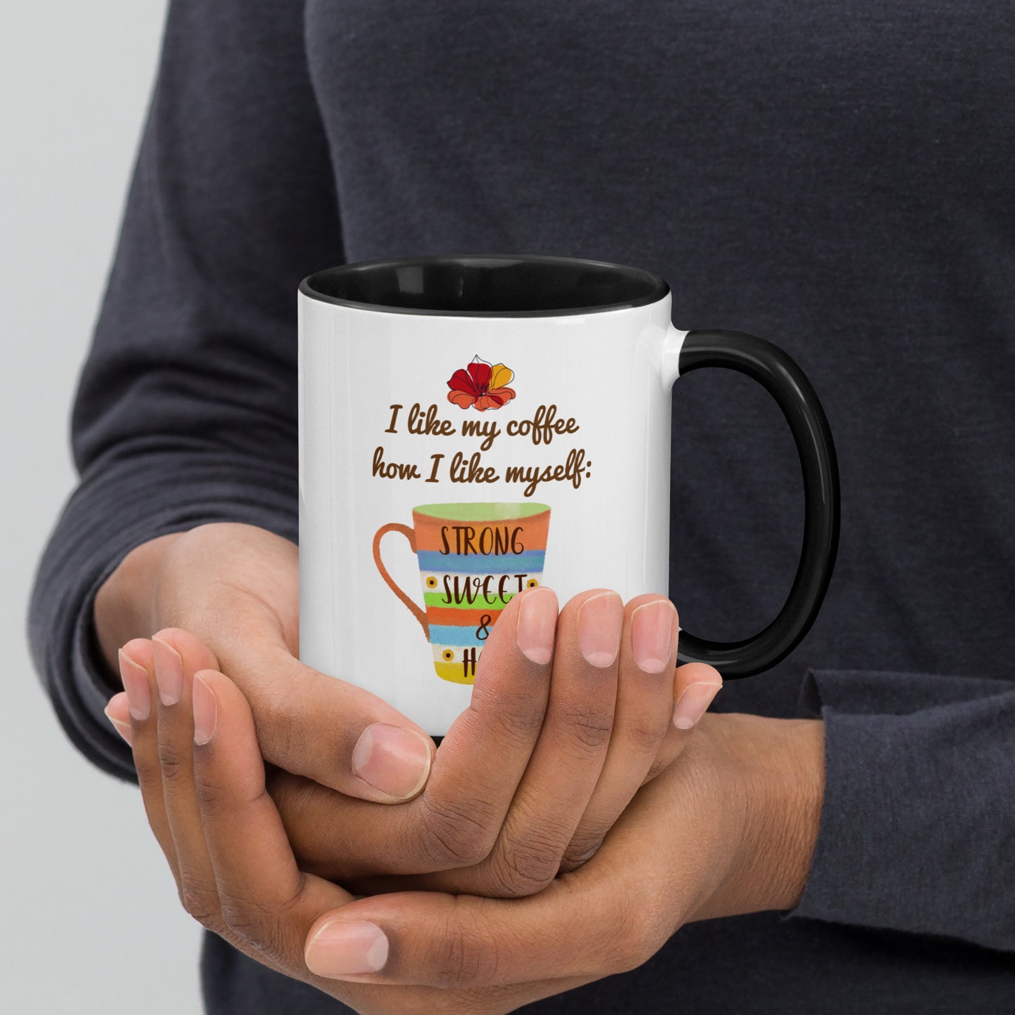 Fuerte, dulce y picante: taza de café para amantes del café