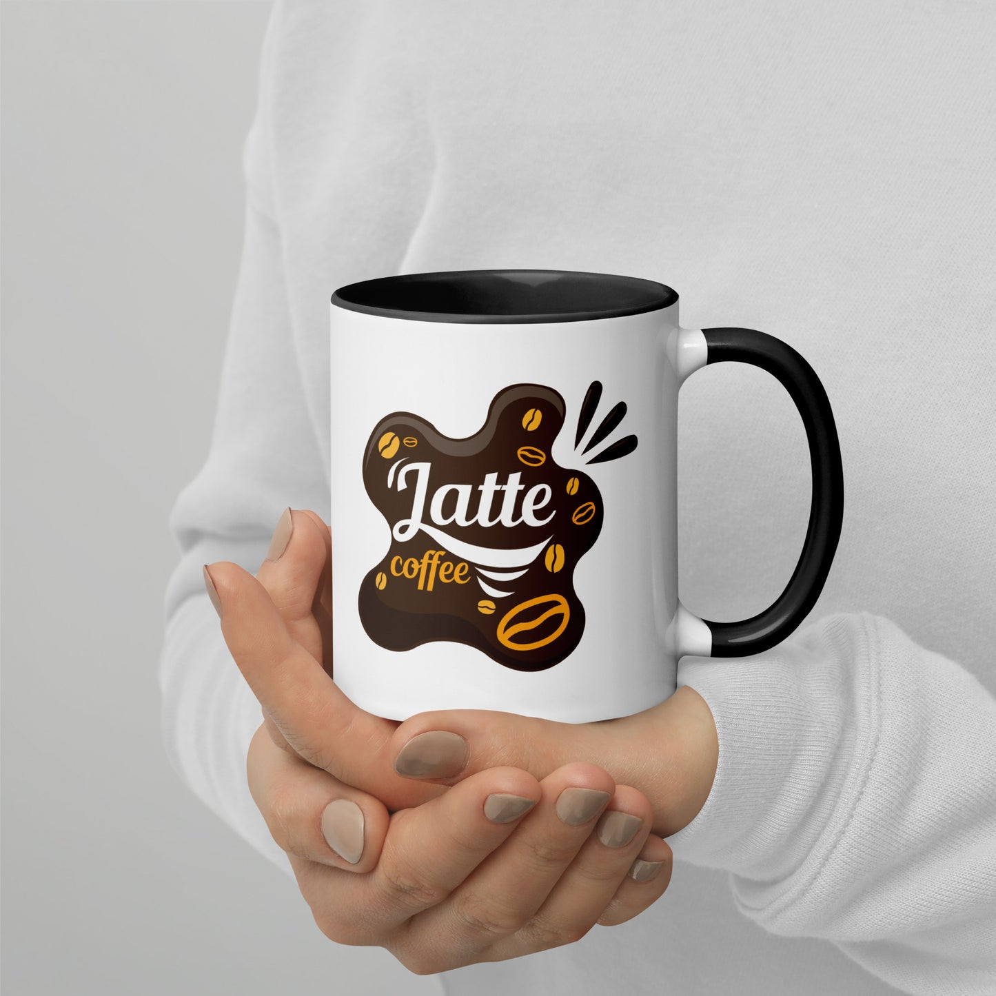 Latte Lover's Delight: Coffee Bean Bliss Coffee Mug