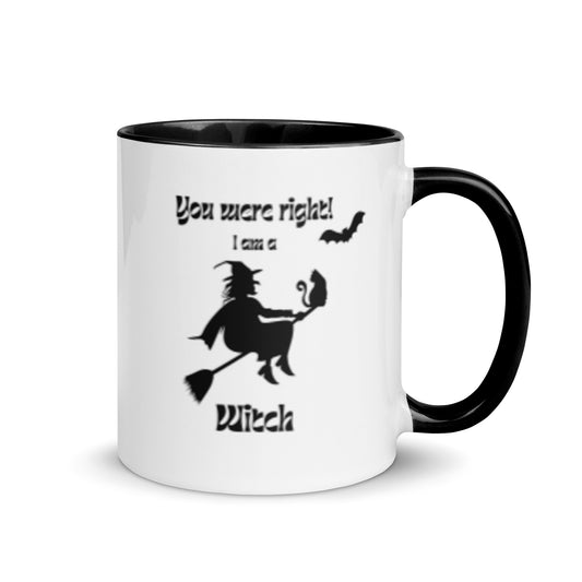 Taza de café con confesión de bruja