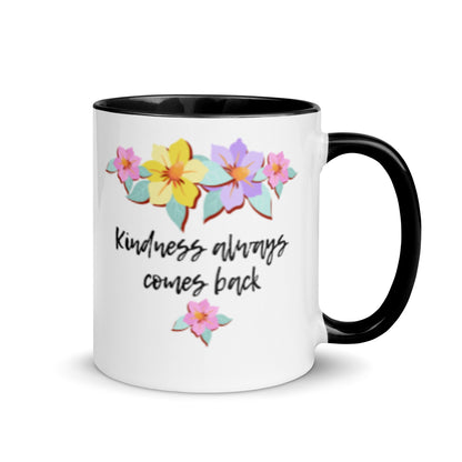 La amabilidad regresa: taza de café inspiradora