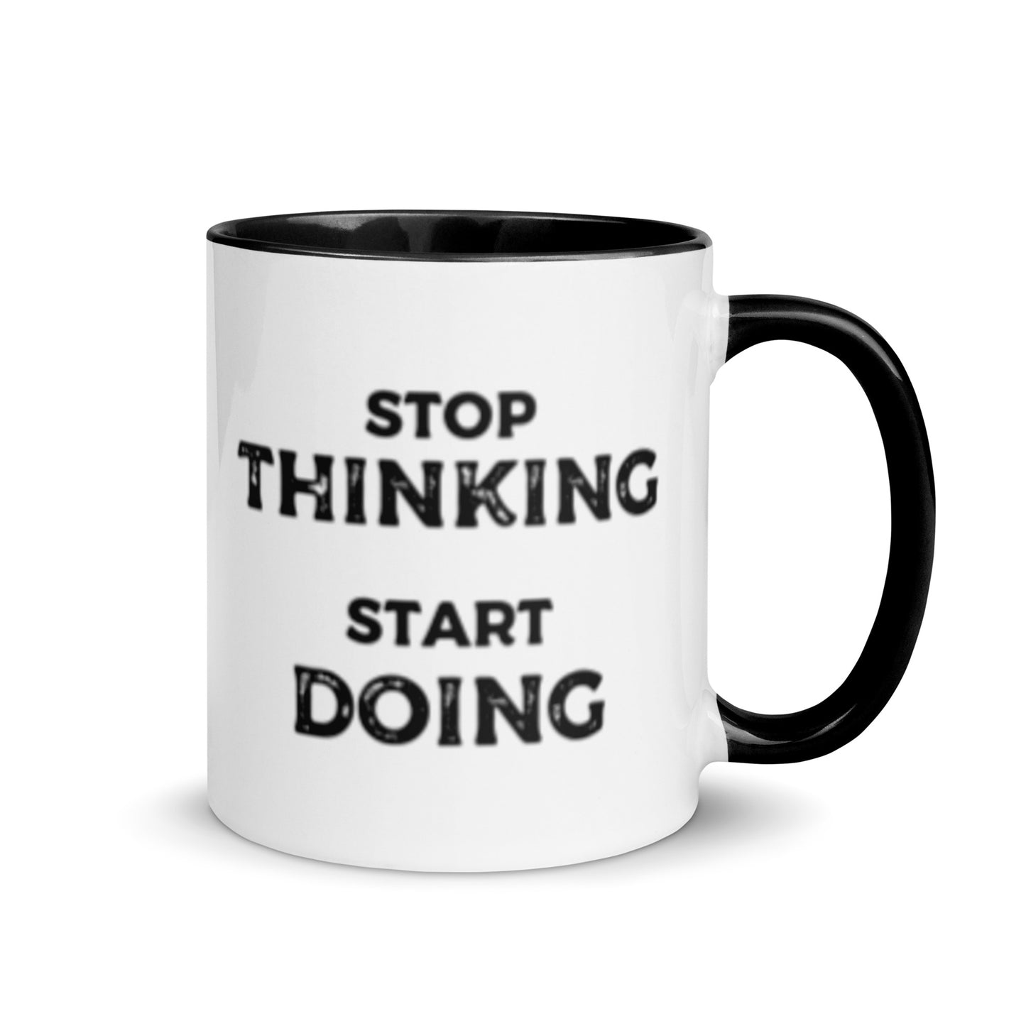 Action-Oriented Brew: Stop Thinking, Start Doing Coffee Mug