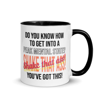 Motivation de l'état mental : tasse à café Shake, Believe, Succeed