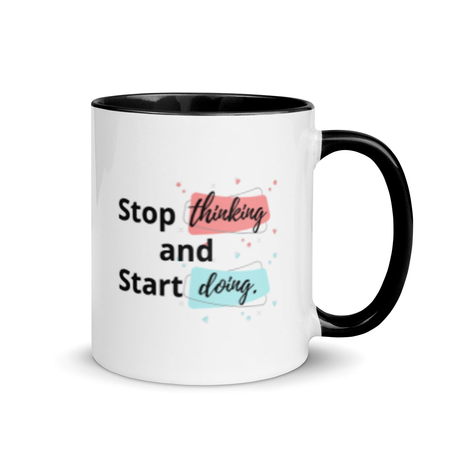 Action in Every Sip - Motivational Coffee Mug