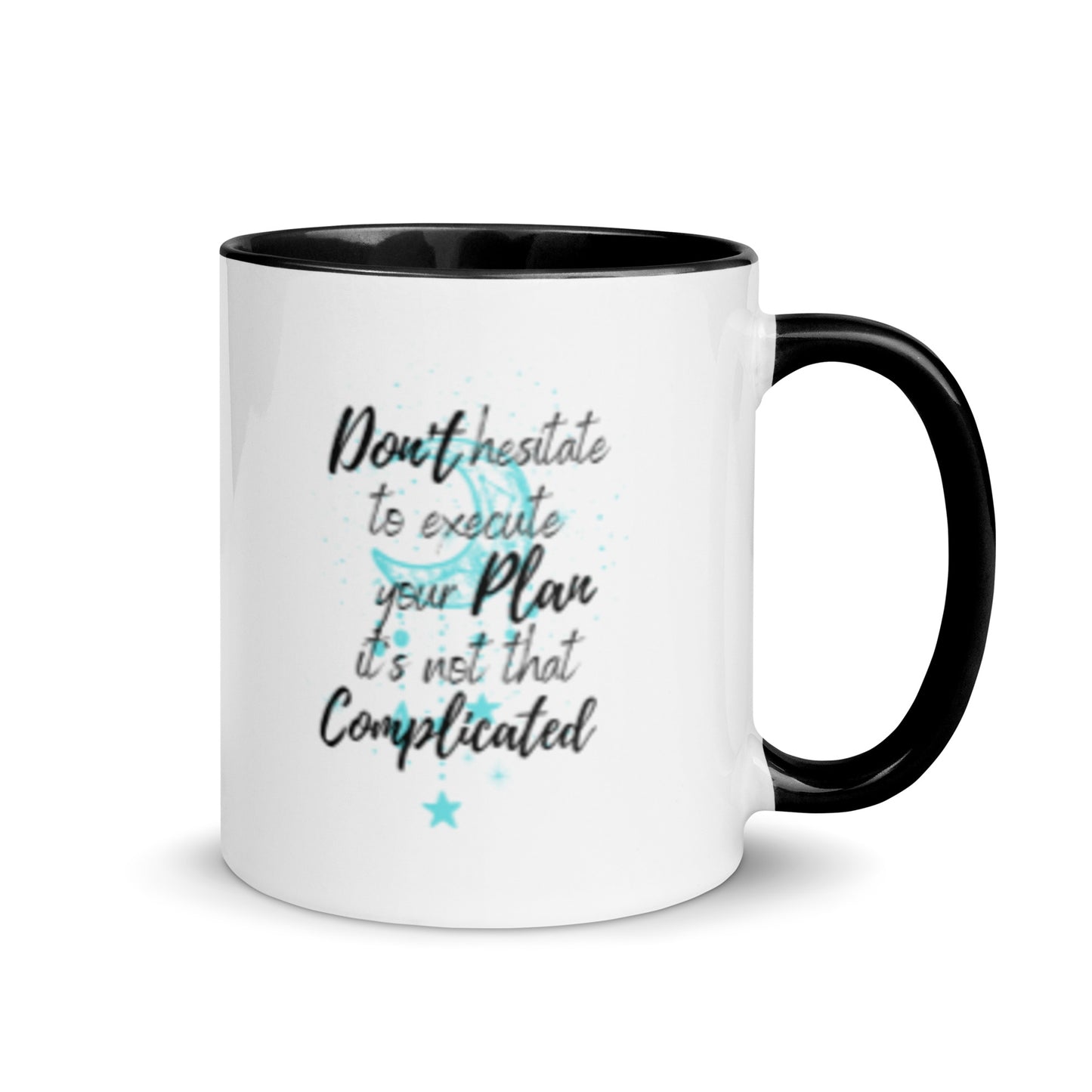 Taza de café motivacional Ejecutar con confianza