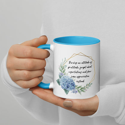 Gratitude Over Expectations Appreciation Coffee Mug