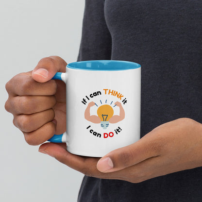 Taza de café con acción inspirada