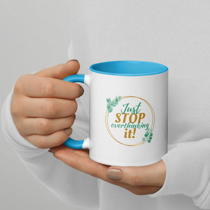 Taza de café motivacional "No pienses más"