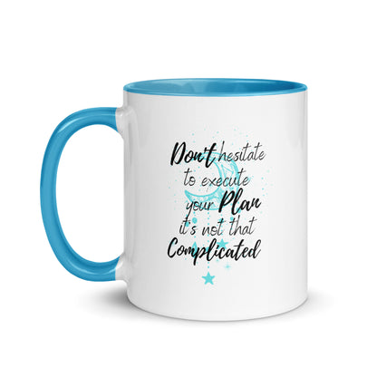 Taza de café motivacional Ejecutar con confianza