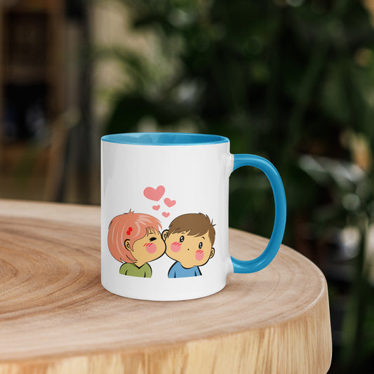 Taza de café El dulce abrazo del amor