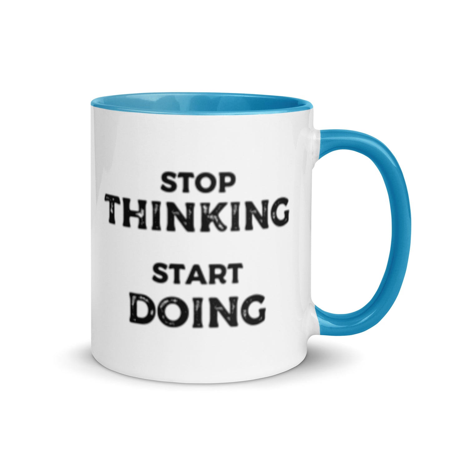 Action-Oriented Brew: Stop Thinking, Start Doing Coffee Mug