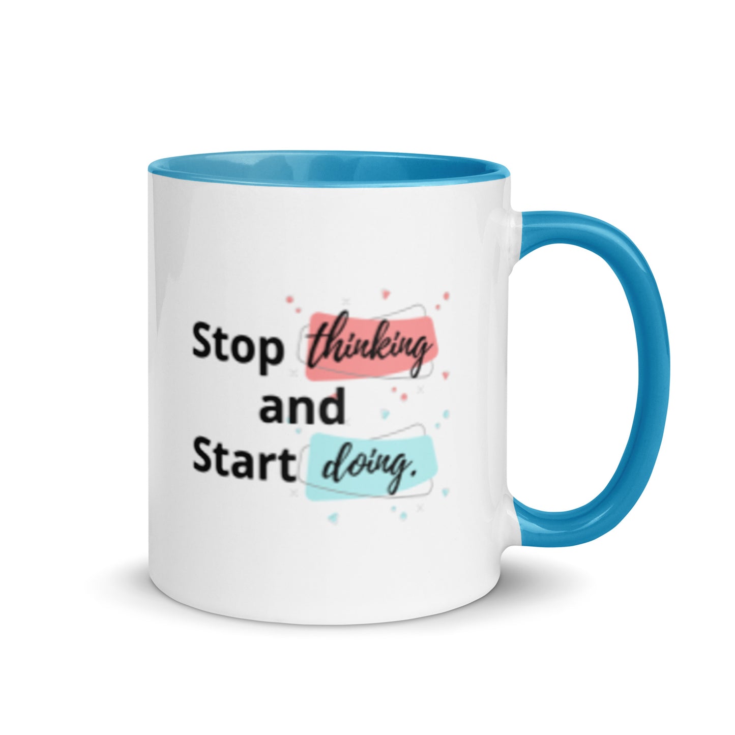 Action in Every Sip - Motivational Coffee Mug