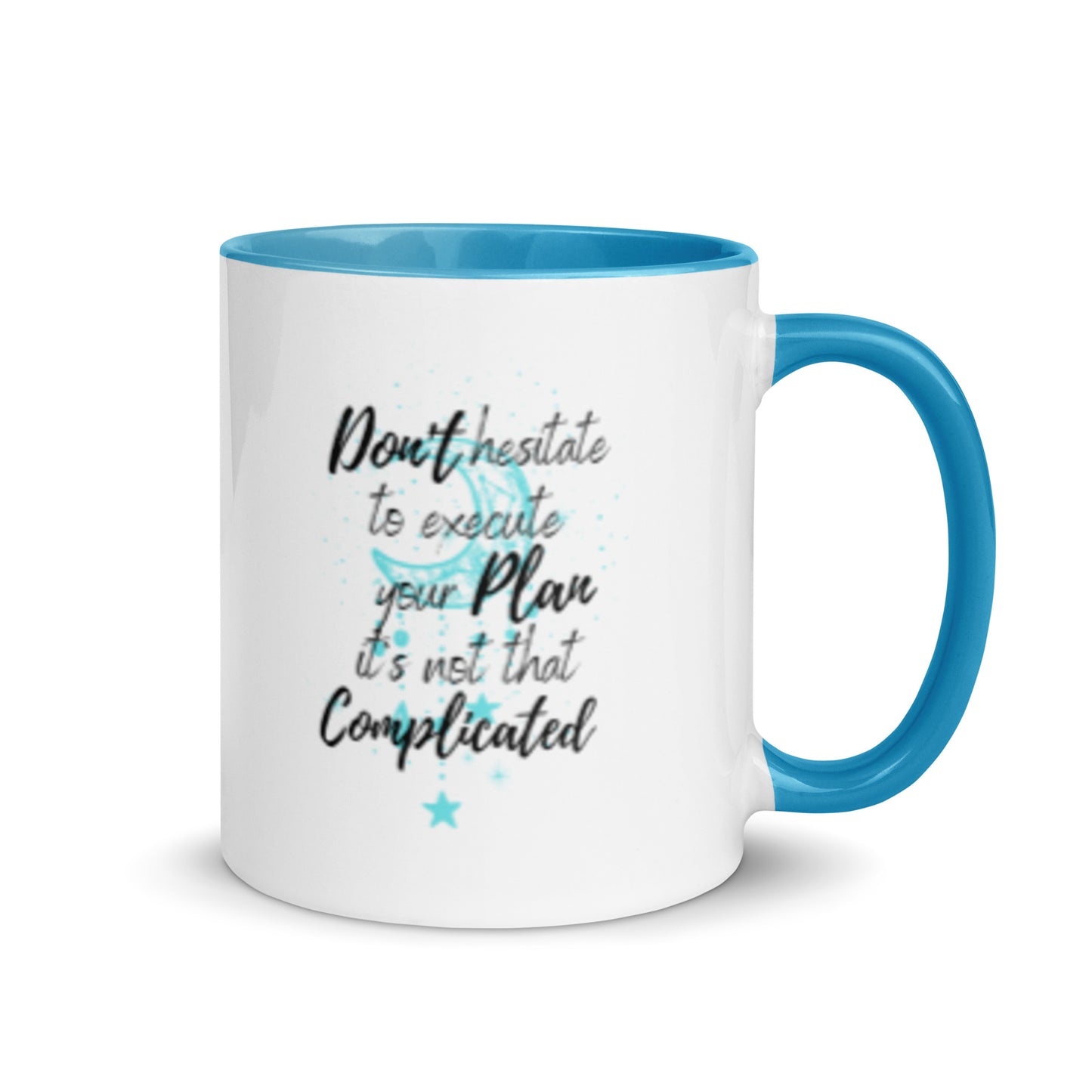 Taza de café motivacional Ejecutar con confianza