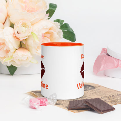 Kiss Me Valentine's Lip Print Coffee Mug