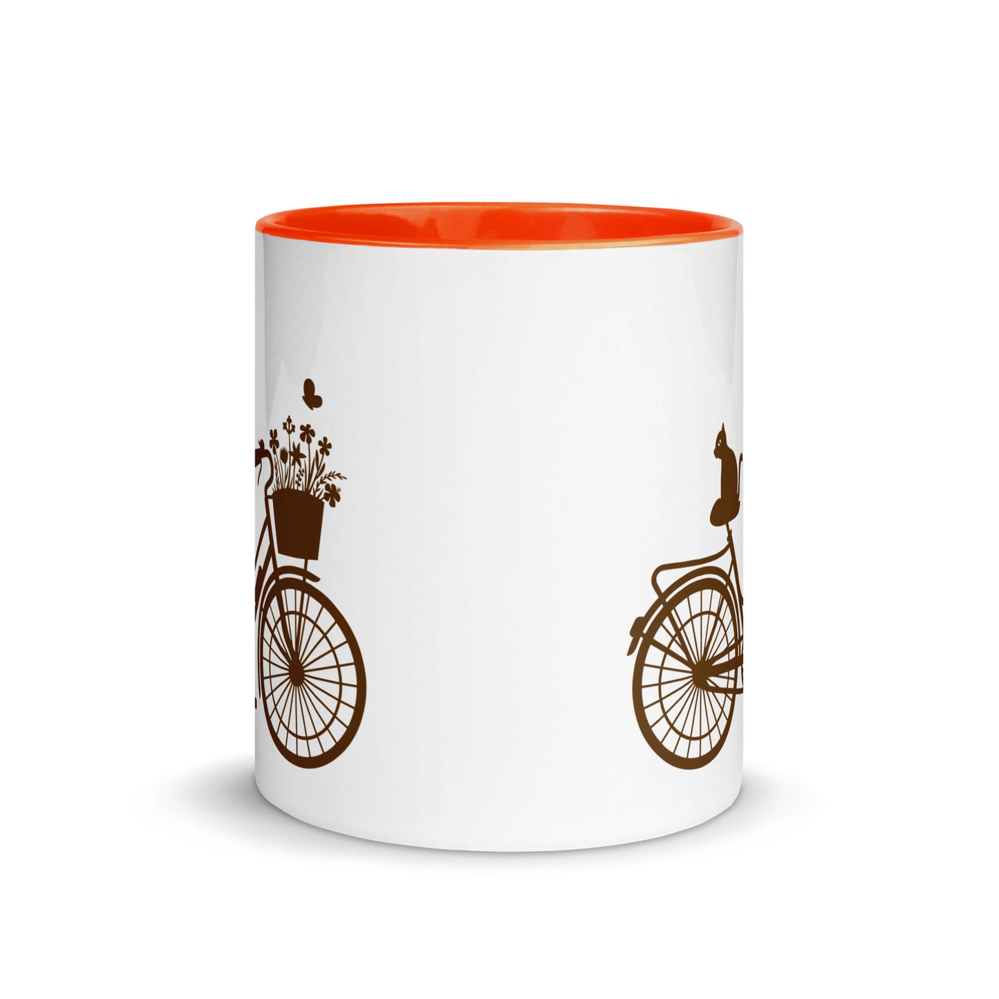 Whimsical Bike Ride: Feline Adventure Coffee Mug