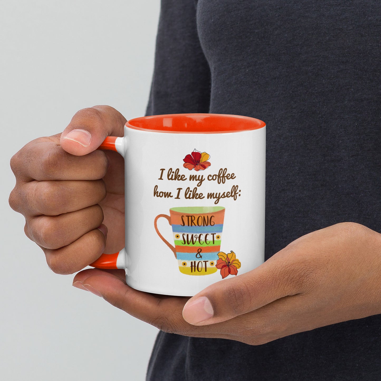 Fuerte, dulce y picante: taza de café para amantes del café