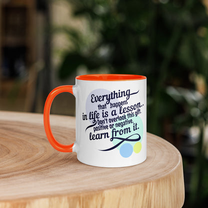 Tasse à café « Keeper of Life's Lesson » : Embrassez chaque expérience