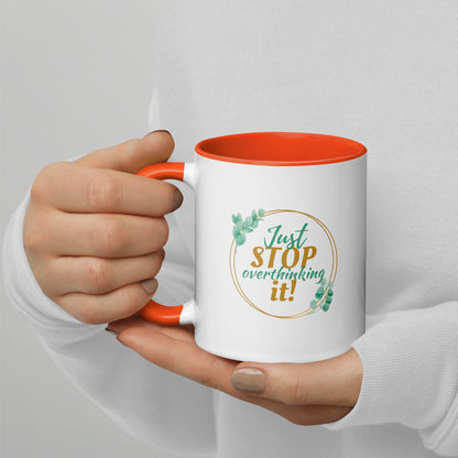 Taza de café motivacional "No pienses más"