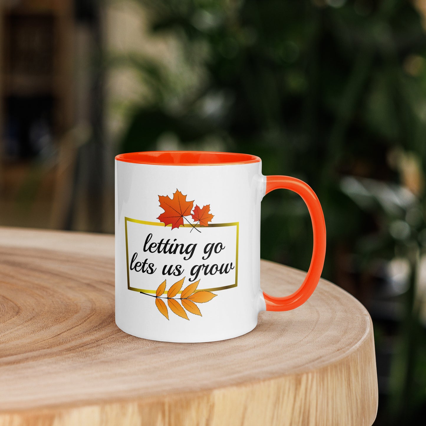 Grandir avec grâce : tasse à café Letting Go