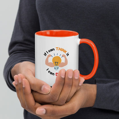 Taza de café con acción inspirada