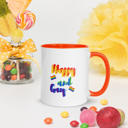 Taza de café con el mensaje "Orgullo alegre"