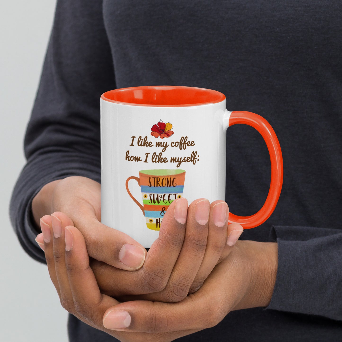 Fuerte, dulce y picante: taza de café para amantes del café