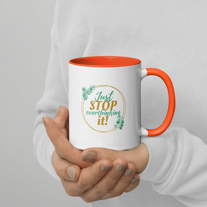 Taza de café motivacional "No pienses más"