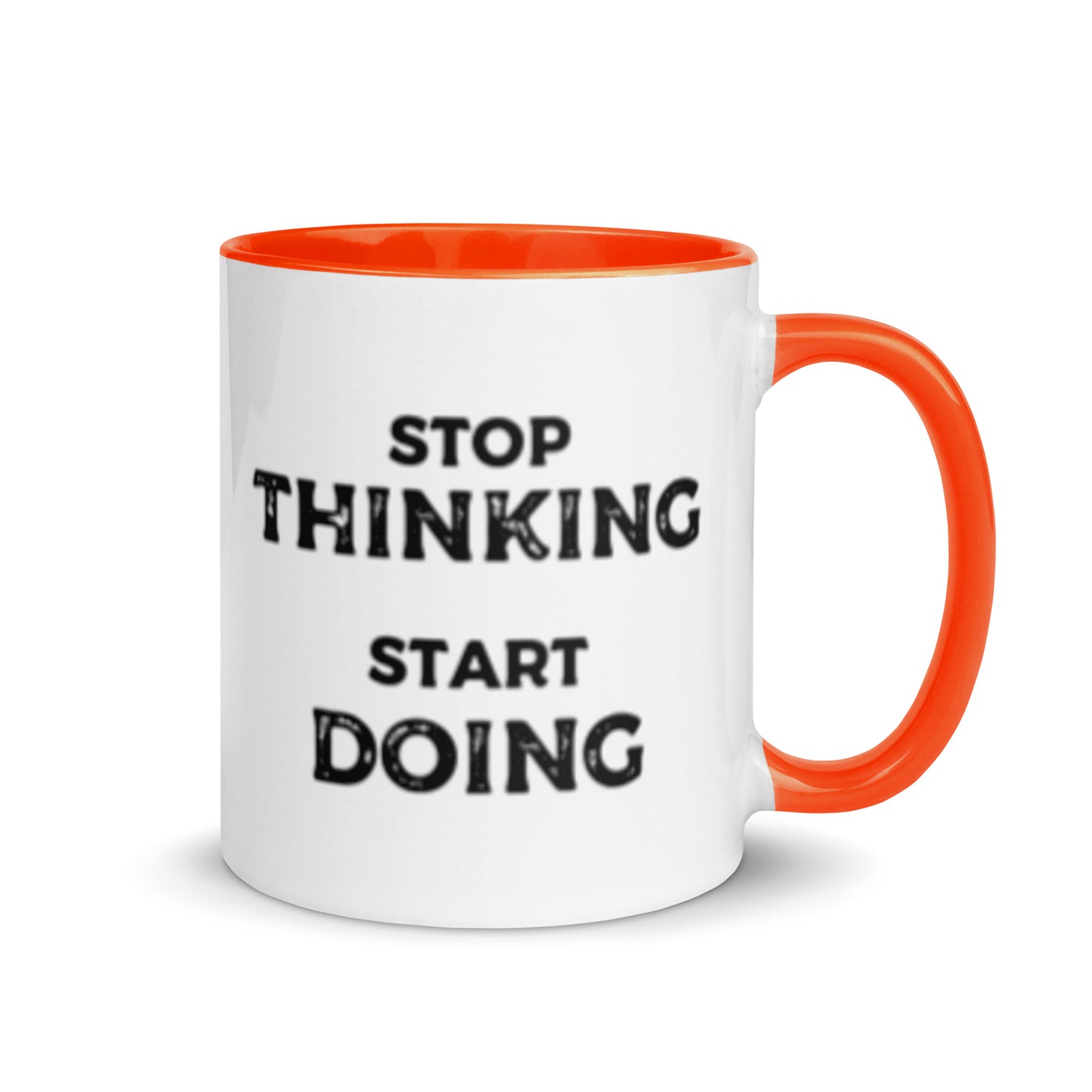 Action-Oriented Brew: Stop Thinking, Start Doing Coffee Mug