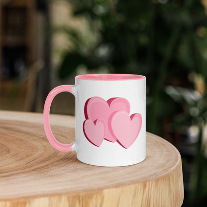 Taza de café con la frase "Triple Love Burst"