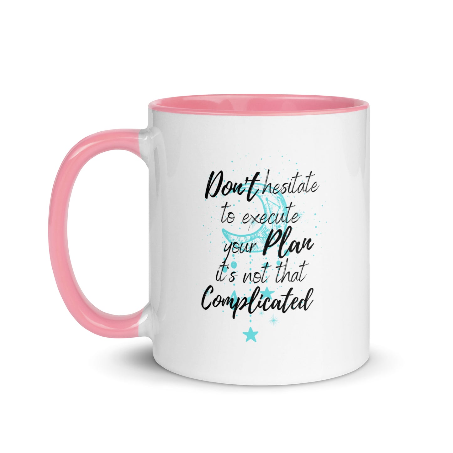 Taza de café motivacional Ejecutar con confianza