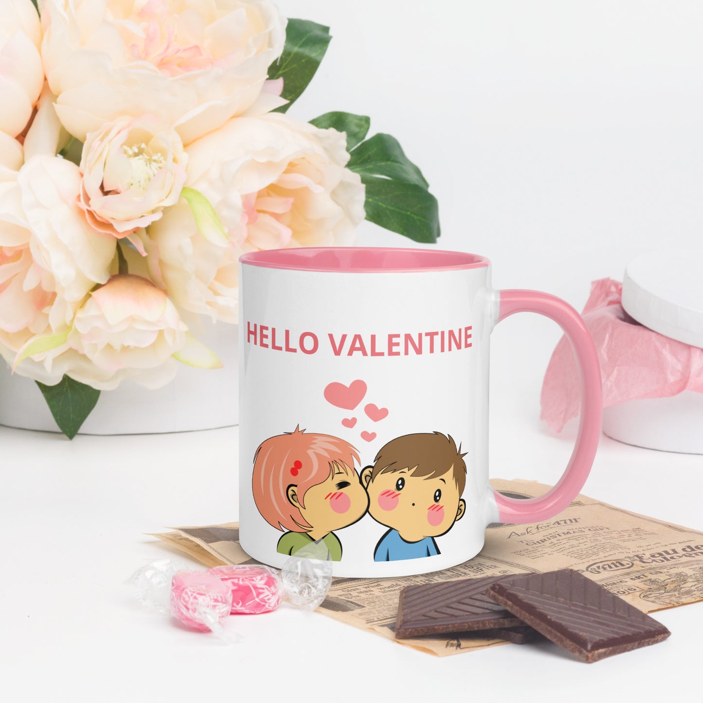 Sweet Valentine's Kiss Coffee Mug