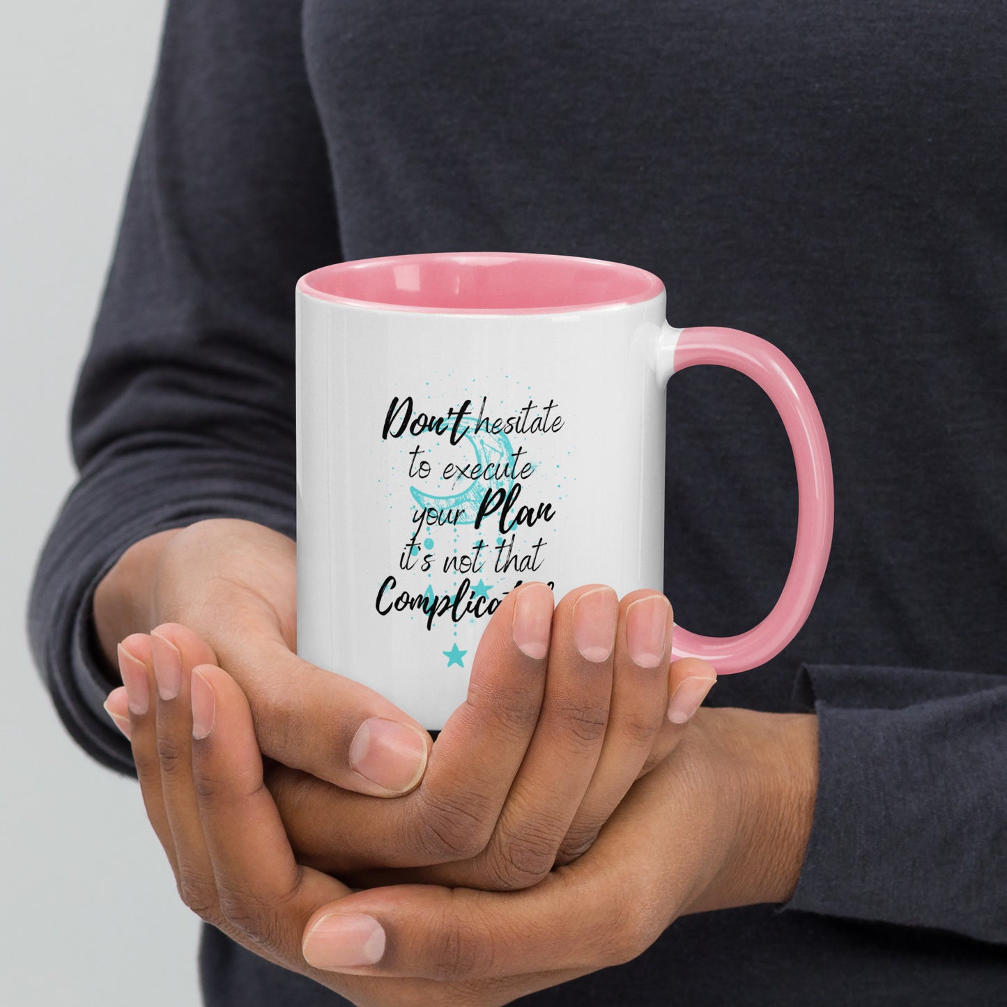 Taza de café motivacional Ejecutar con confianza