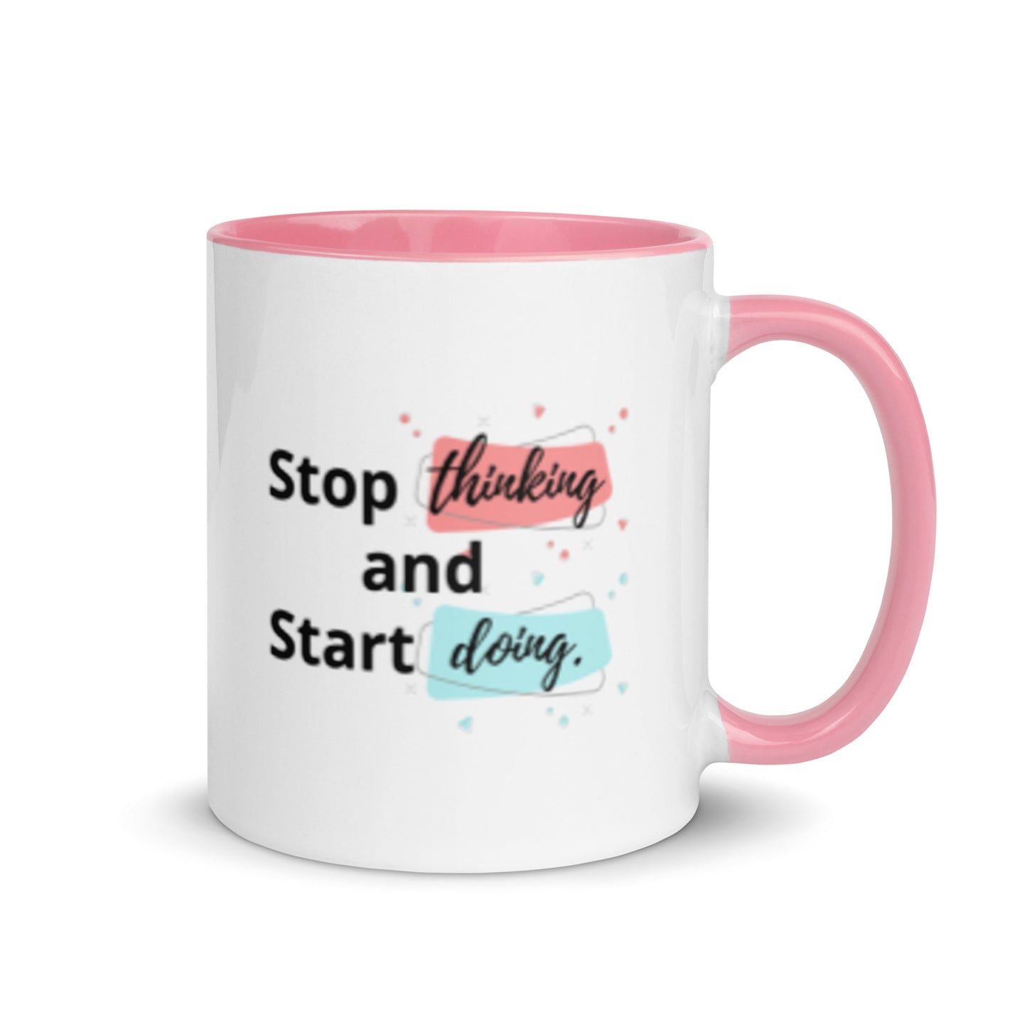 Action in Every Sip - Motivational Coffee Mug